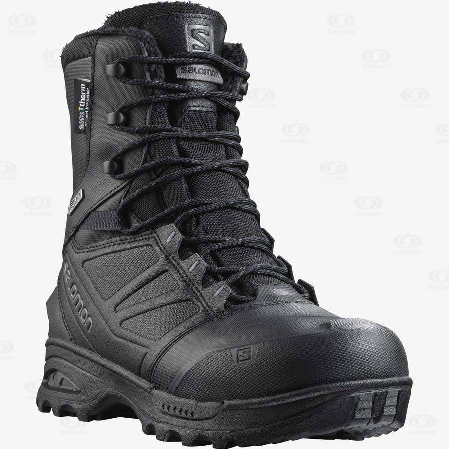 Pánské Nepromokavé Boty Salomon TOUNDRA FORCES CLIMASALOMON™ Černé | CZ-W1720