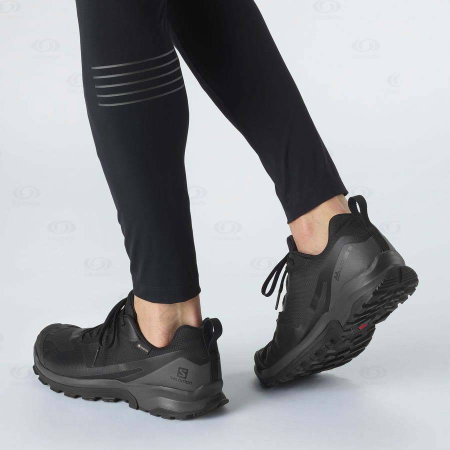 Pánské Nepromokavé Boty Salomon XA COLLIDER 2 GORE-TEX Černé | CZ-O1819