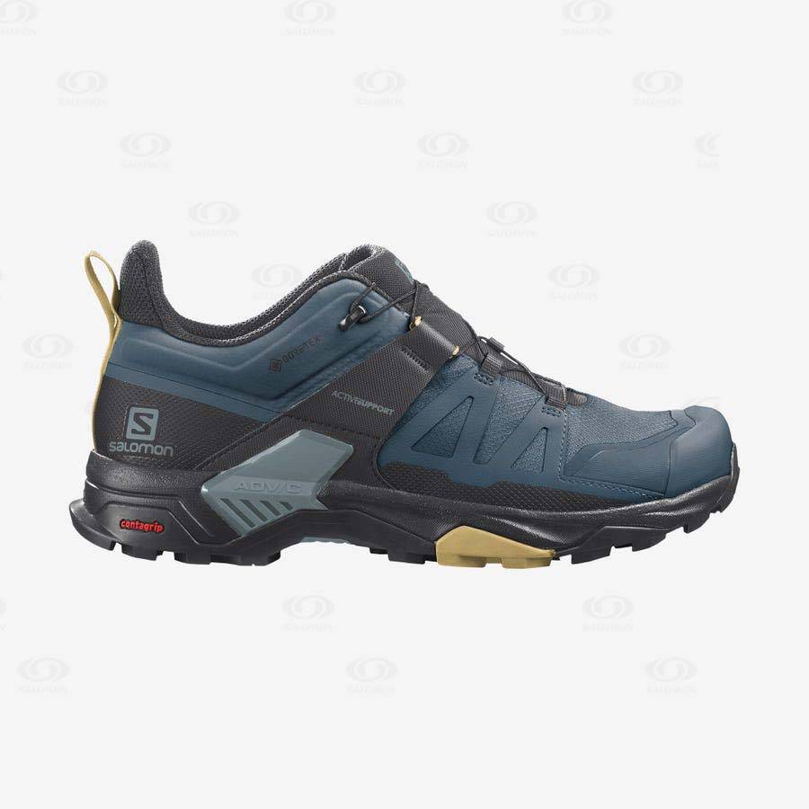 Pánské Nepromokavé Boty Salomon X ULTRA 4 GORE-TEX Blankyt | CZ-O1056