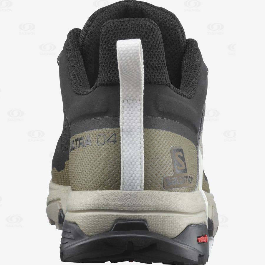 Pánské Nepromokavé Boty Salomon X ULTRA 4 GORE-TEX Šedé Černé Zelene | CZ-O1623