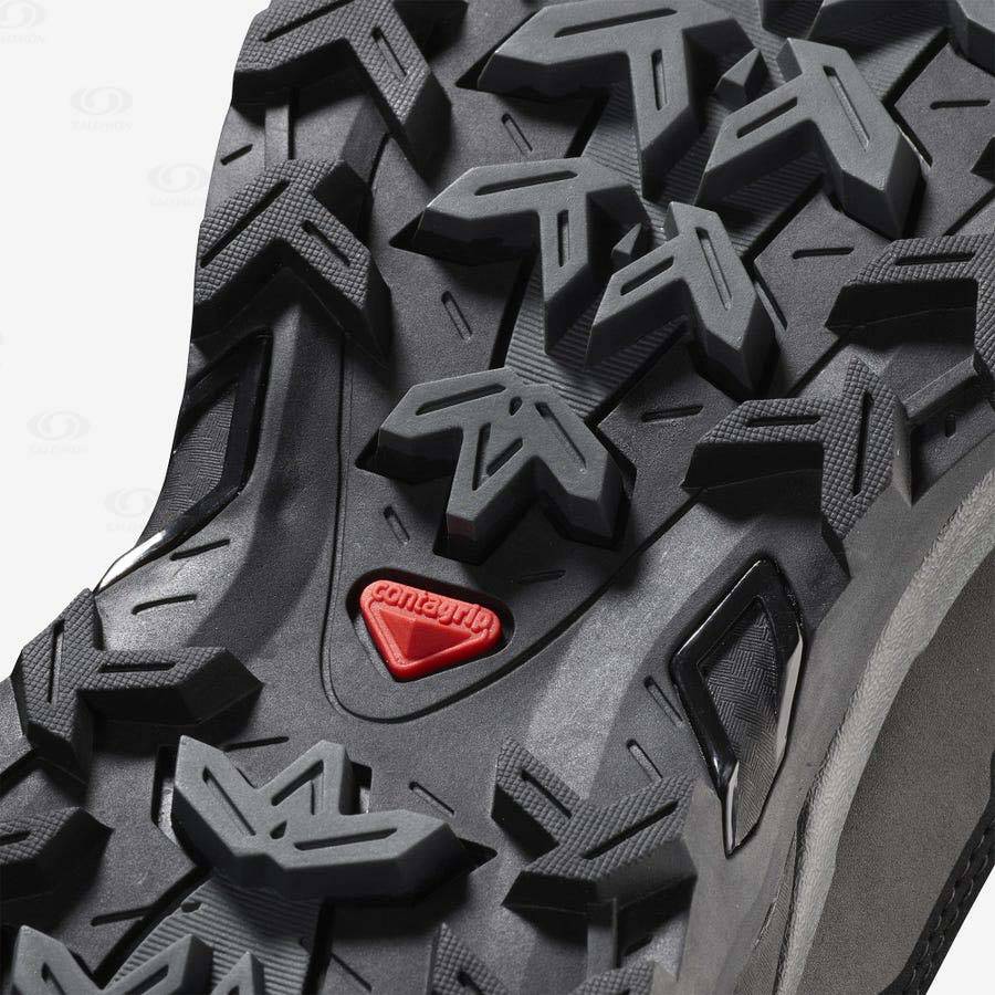 Pánské Nepromokavé Boty Salomon X ULTRA TREK GORE-TEX Šedé Černé Zelene | CZ-W1510