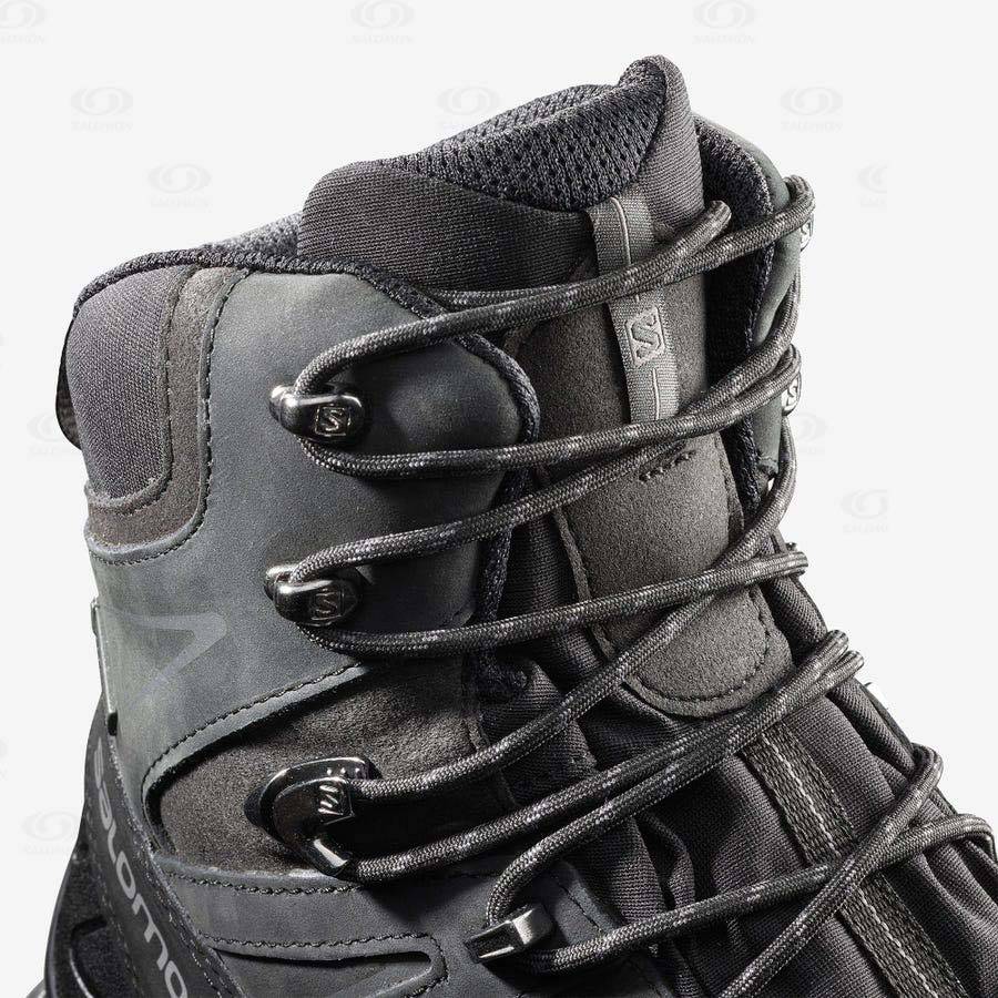Pánské Nepromokavé Boty Salomon X ULTRA TREK GORE-TEX Šedé Černé Zelene | CZ-W1510