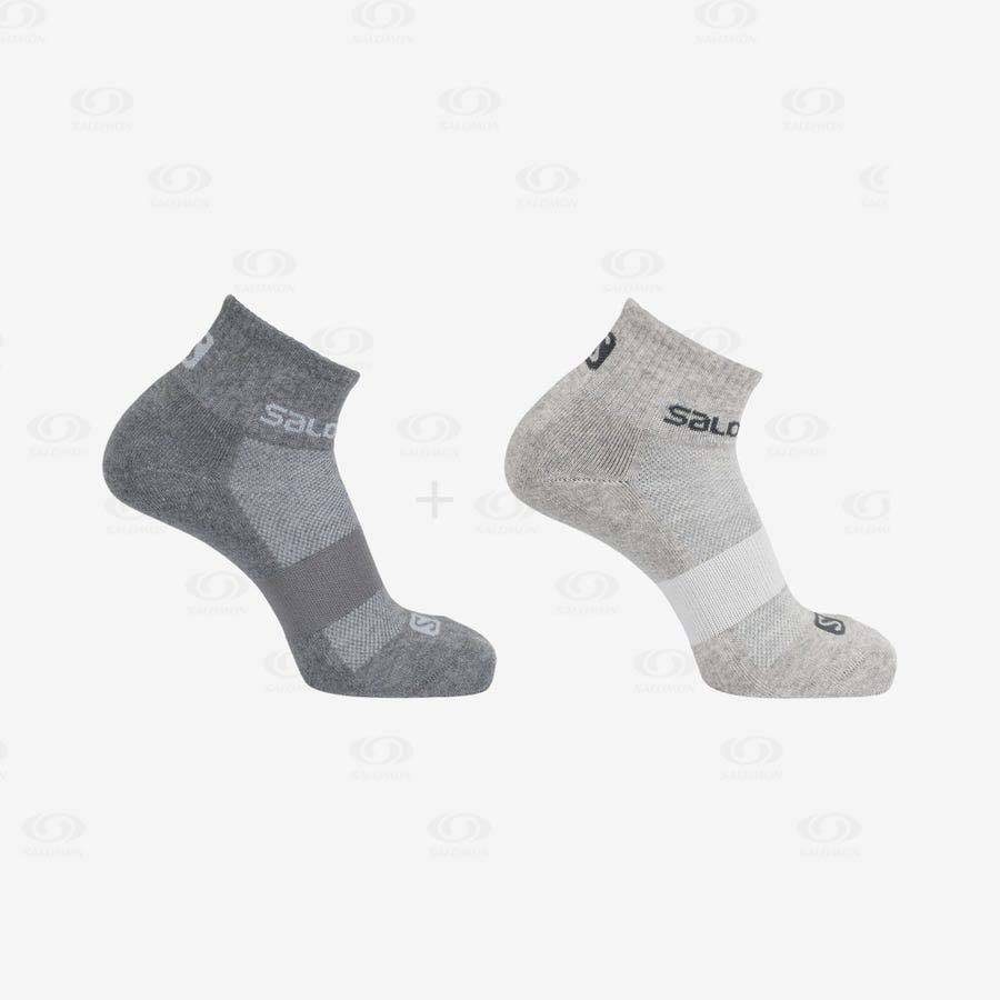 Pánské Ponožky Salomon EVASION 2-PACK Šedé | CZ-L1200