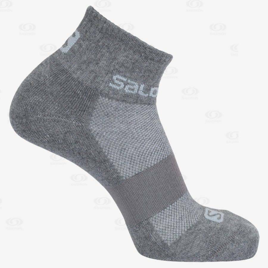 Pánské Ponožky Salomon EVASION 2-PACK Šedé | CZ-L1200