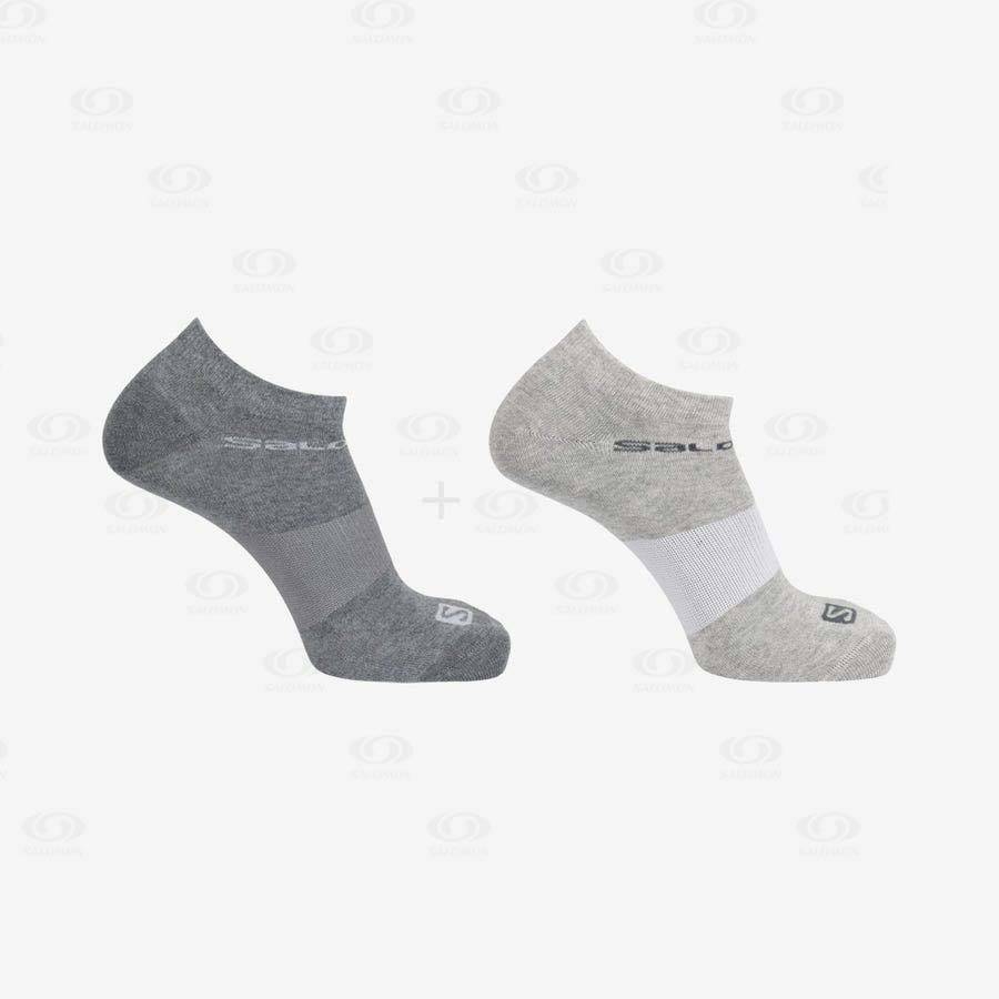 Pánské Ponožky Salomon FESTIVAL 2-PACK Šedé | CZ-A1878