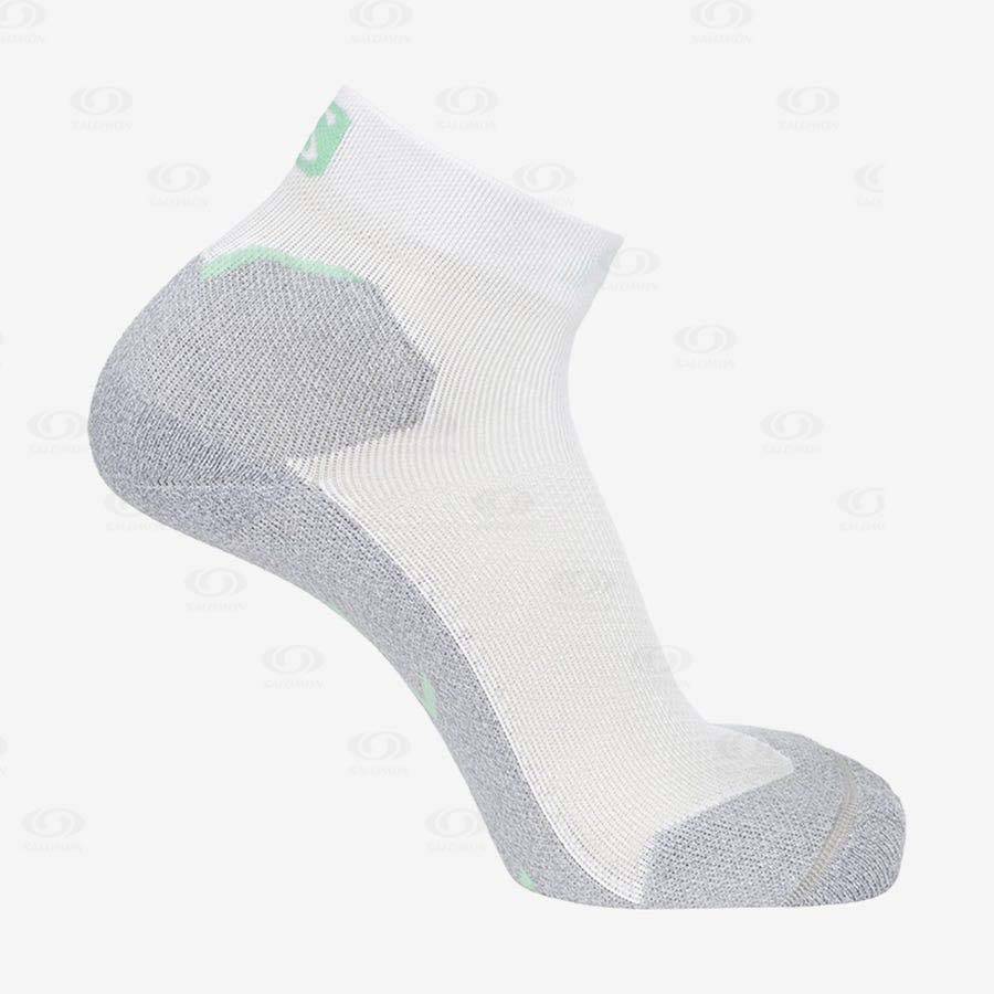 Pánské Ponožky Salomon SPEEDCROSS ANKLE Bílé | CZ-A2557