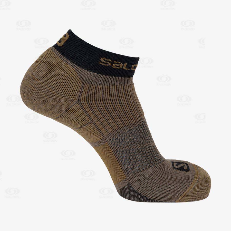 Pánské Ponožky Salomon X ULTRA ANKLE Hnědé | CZ-N1421