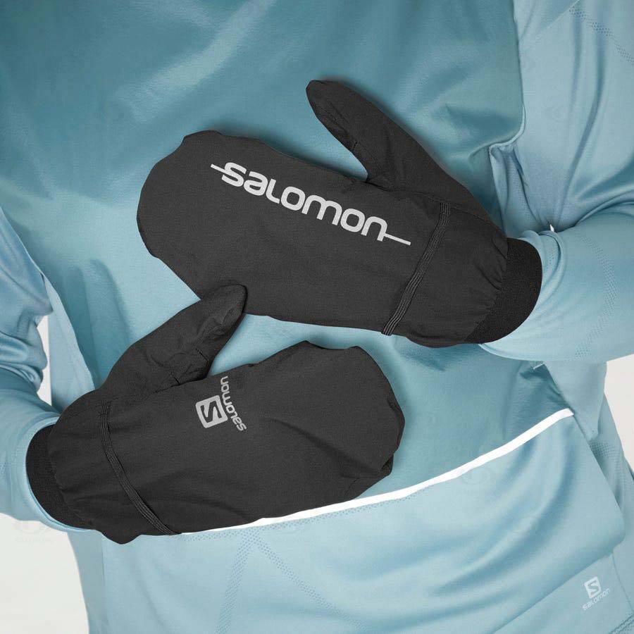 Pánské Rukavice Salomon BONATTI WATERPROOF Černé | CZ-wO2188