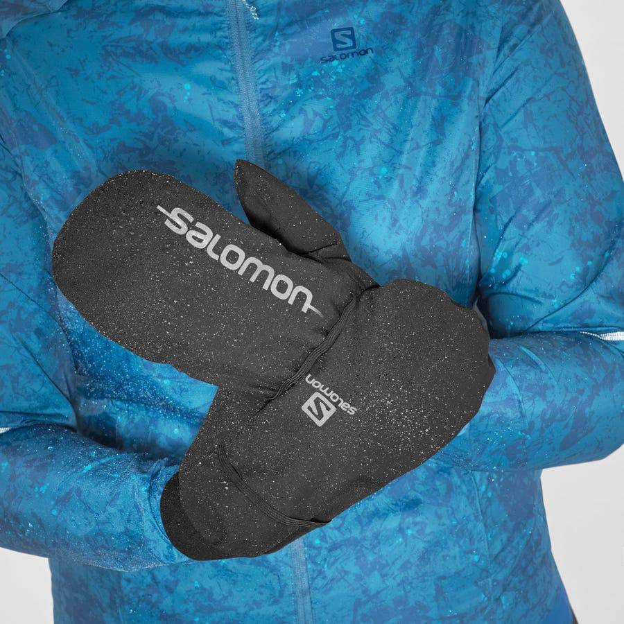 Pánské Rukavice Salomon BONATTI WATERPROOF Černé | CZ-wO2188