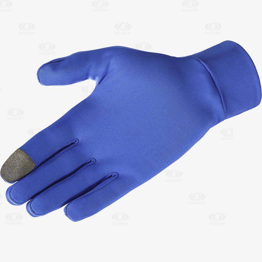 Pánské Rukavice Salomon CROSS WARM Blankyt | CZ-W1740