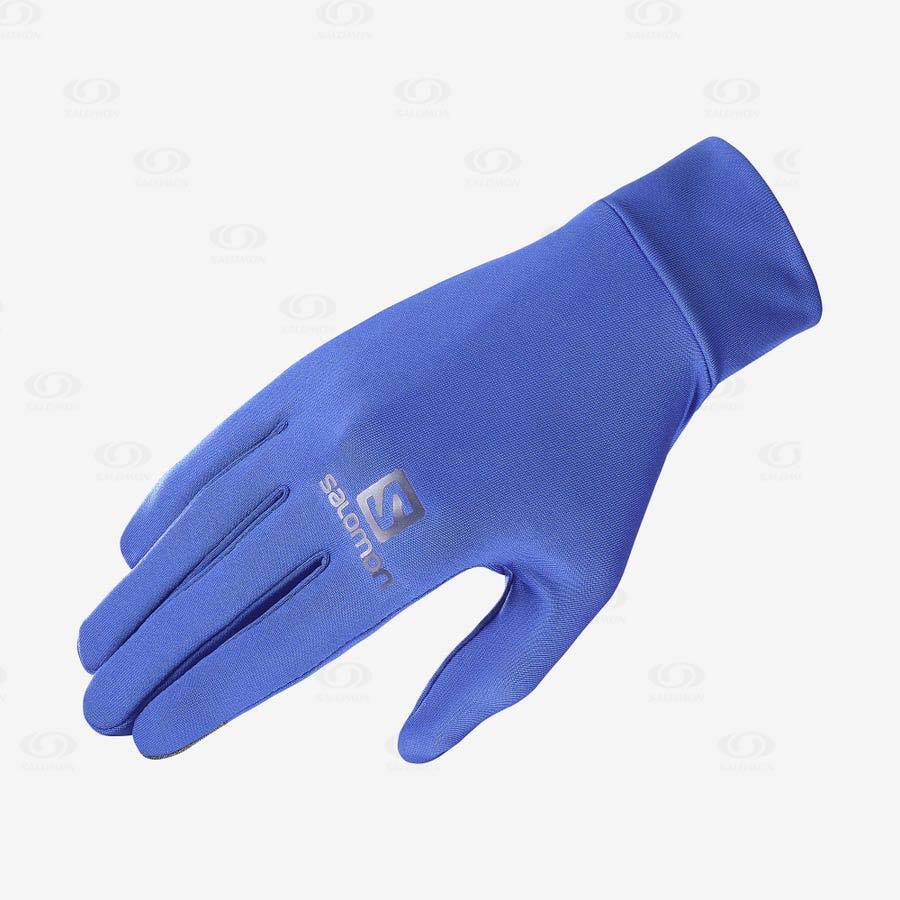 Pánské Rukavice Salomon CROSS WARM Blankyt | CZ-W1740