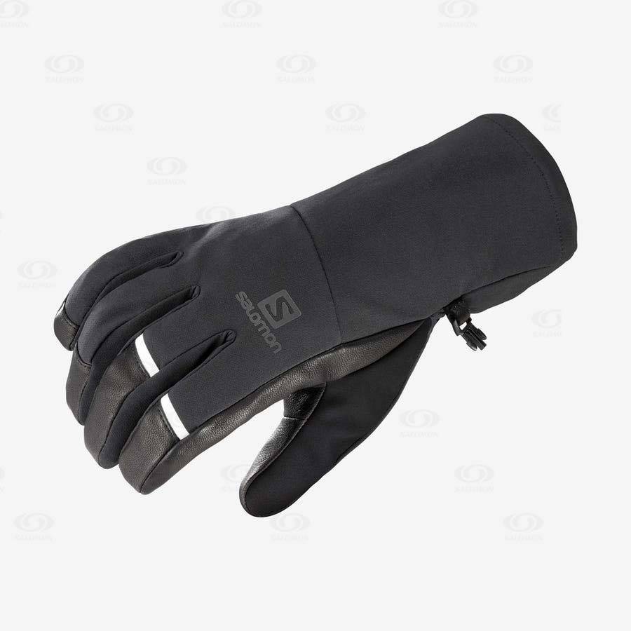Pánské Rukavice Salomon PROPELLER 3IN1 GORE-TEX Černé | CZ-M1489