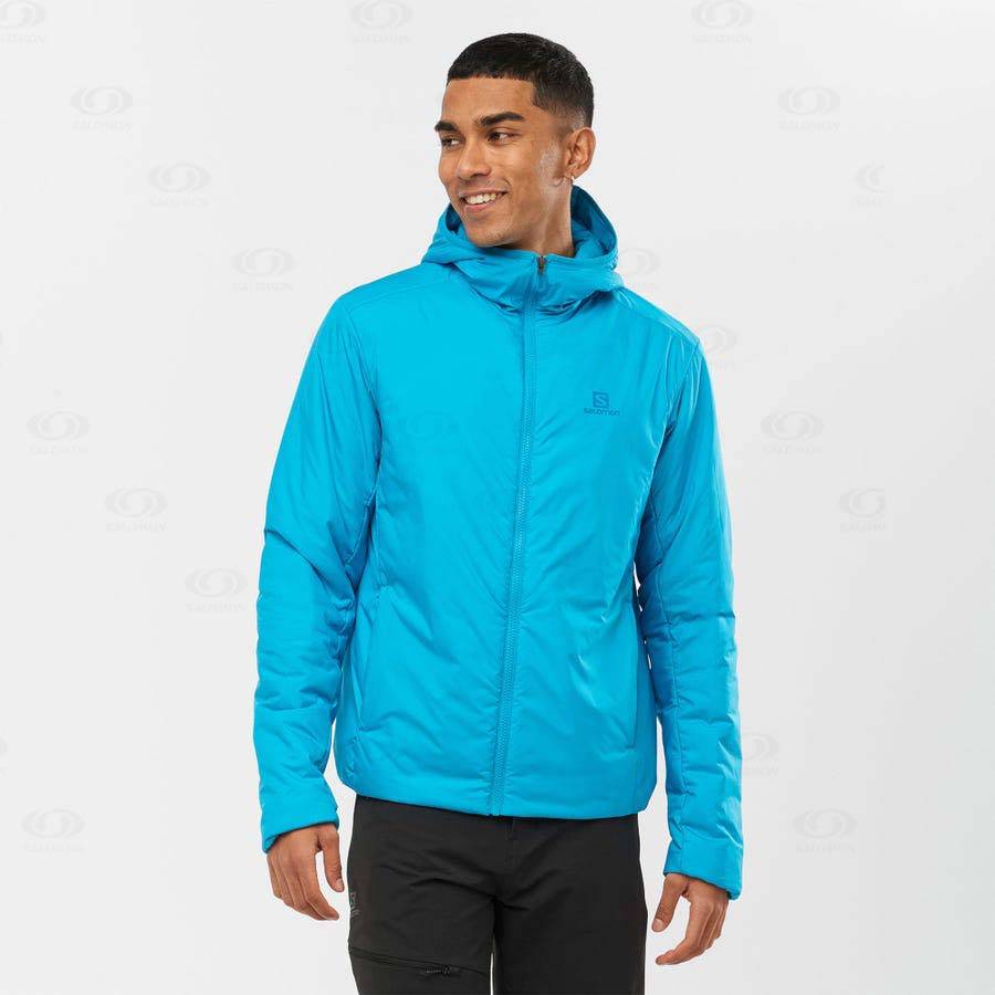 Pánské Softshellová Bunda Salomon Bundy OUTRACK INSULATED Blankyt | CZ-A1766