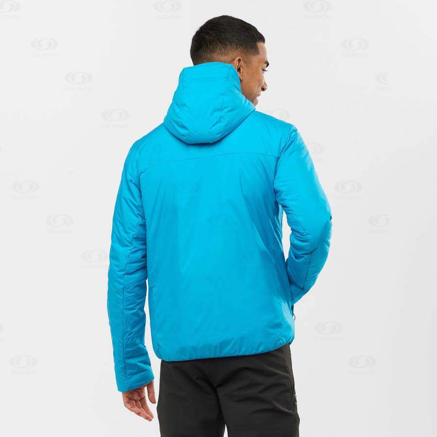Pánské Softshellová Bunda Salomon Bundy OUTRACK INSULATED Blankyt | CZ-A1766