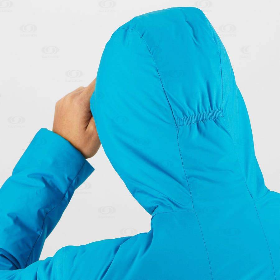Pánské Softshellová Bunda Salomon Bundy OUTRACK INSULATED Blankyt | CZ-A1766