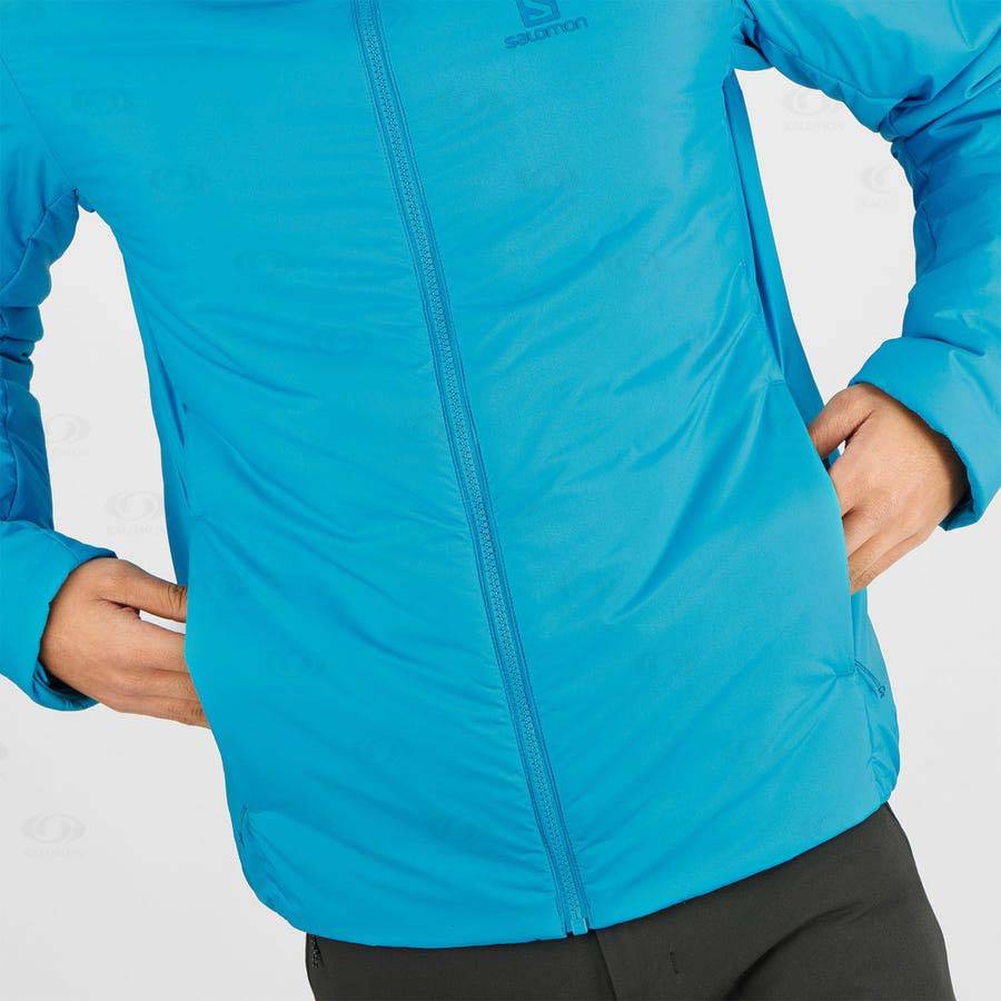 Pánské Softshellová Bunda Salomon Bundy OUTRACK INSULATED Blankyt | CZ-A1766