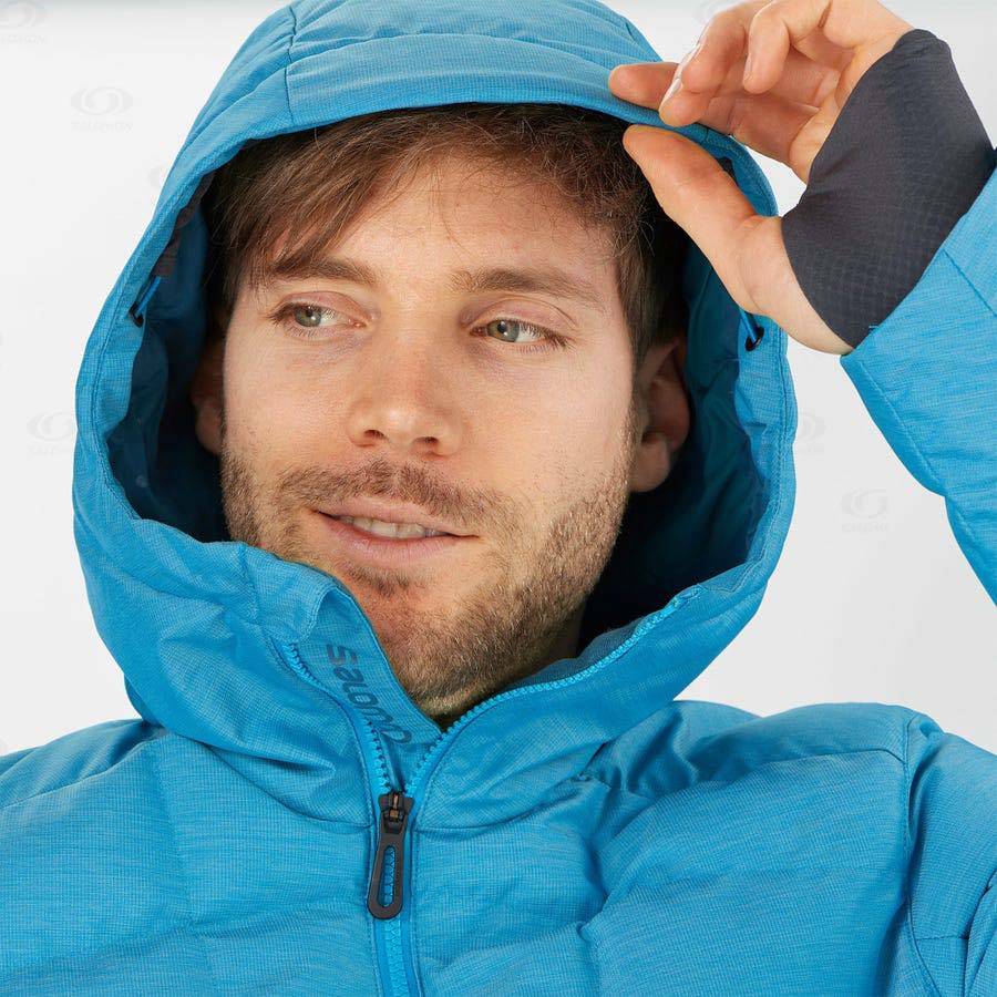 Pánské Softshellová Bunda Salomon Bundy SNOWSHELTER Blankyt | CZ-L1109