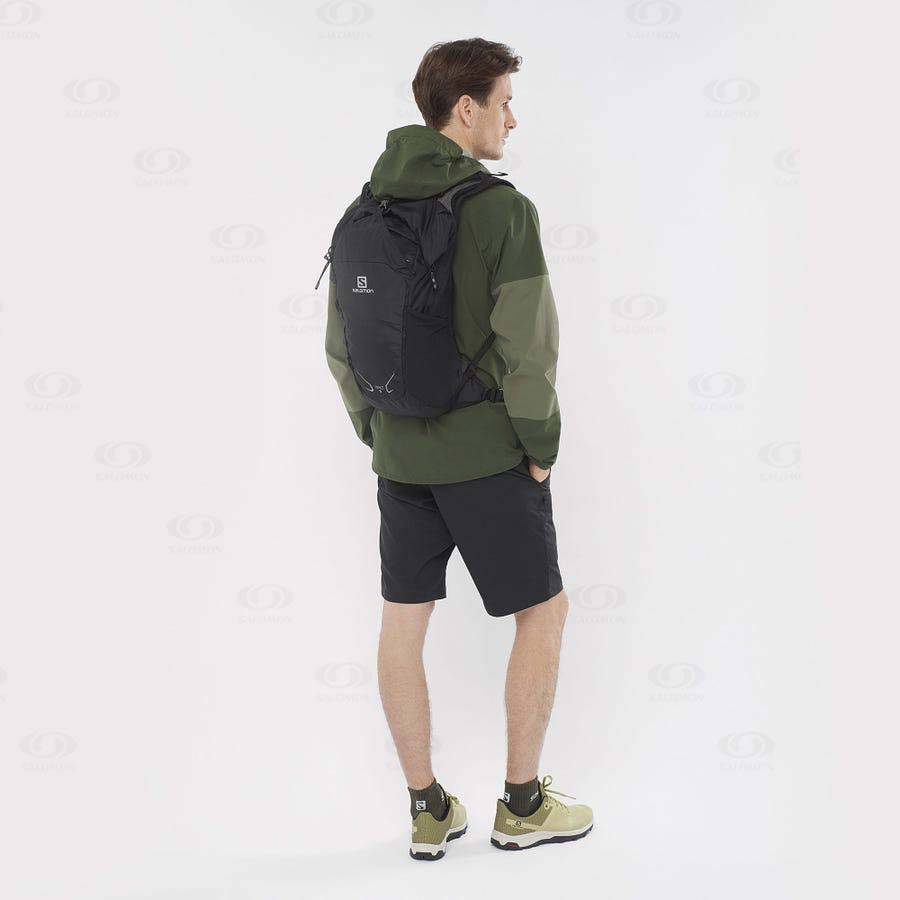 Pánské Softshellová Bunda Salomon Bundy OUTRACK WATERPROOF 2.5L Olivy Zelené | CZ-L1795