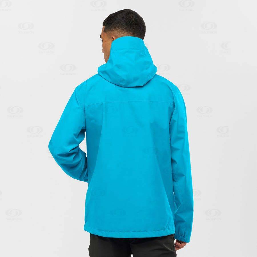 Pánské Softshellová Bunda Salomon Bundy OUTLINE GORE-TEX 2.5 LAYERS Blankyt | CZ-M1258