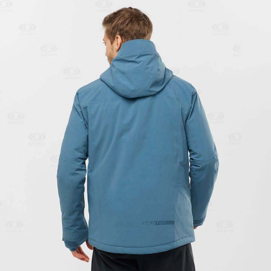 Pánské Softshellová Bunda Salomon Bundy HIGHLAND Blankyt | CZ-M2245