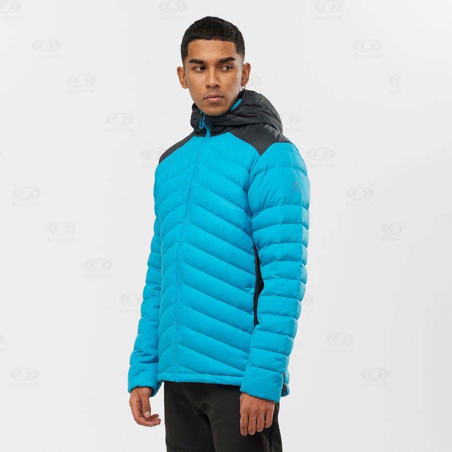 Pánské Softshellová Bunda Salomon Bundy ESSENTIAL XWARM DOWN Blankyt | CZ-M2301