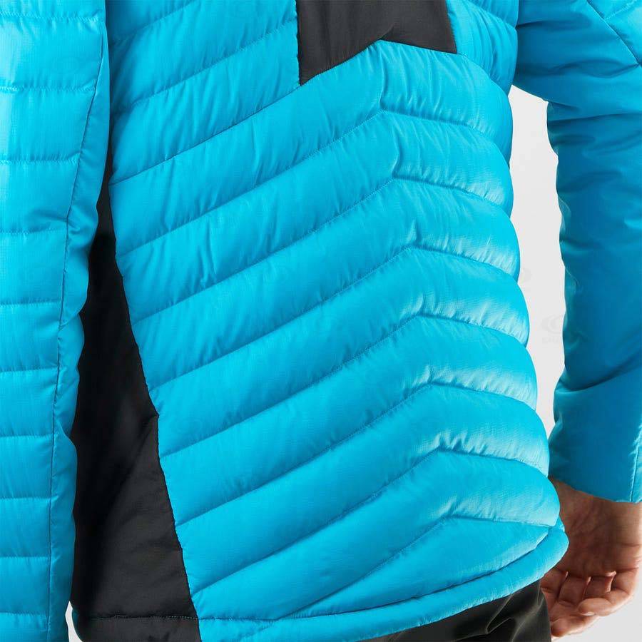 Pánské Softshellová Bunda Salomon Bundy ESSENTIAL XWARM DOWN Blankyt | CZ-M2301