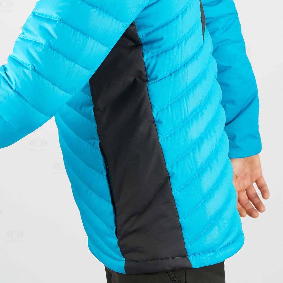 Pánské Softshellová Bunda Salomon Bundy ESSENTIAL XWARM DOWN Blankyt | CZ-M2301