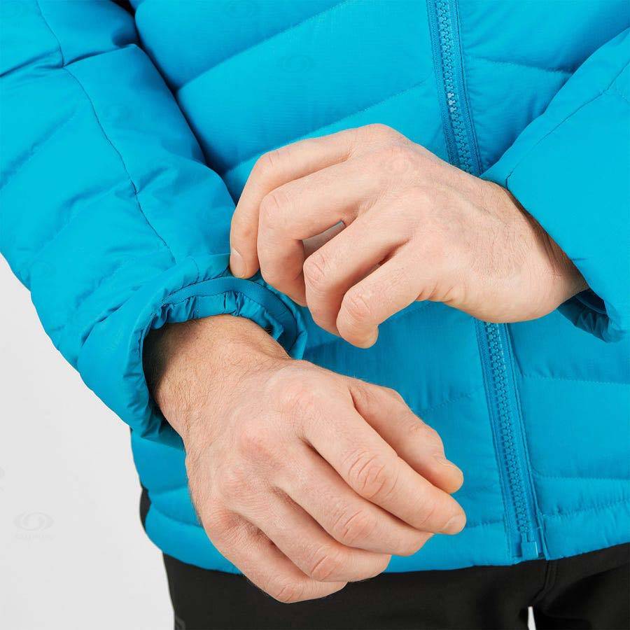 Pánské Softshellová Bunda Salomon Bundy ESSENTIAL XWARM DOWN Blankyt | CZ-M2301