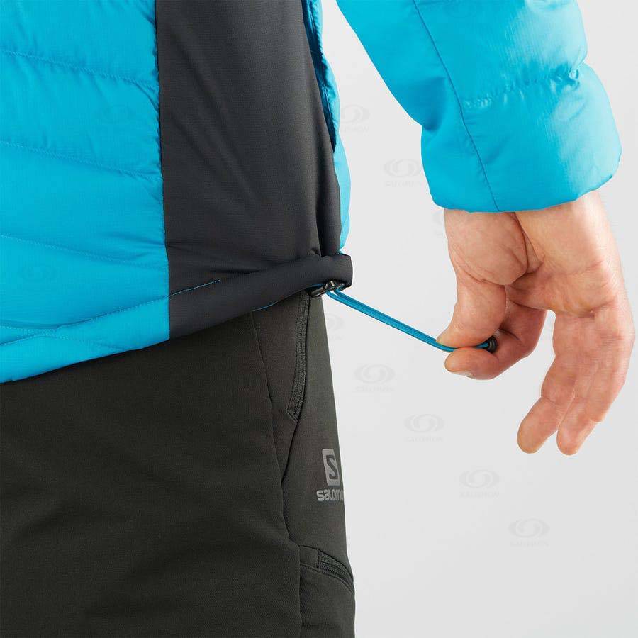 Pánské Softshellová Bunda Salomon Bundy ESSENTIAL XWARM DOWN Blankyt | CZ-M2399