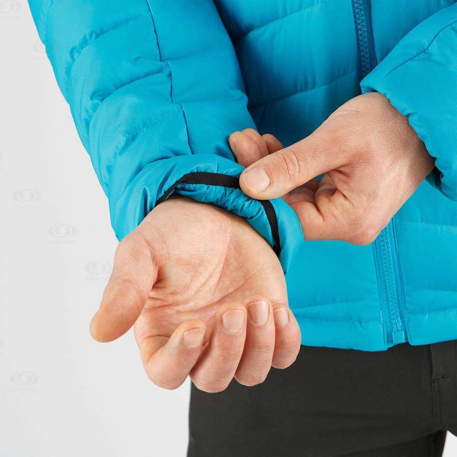 Pánské Softshellová Bunda Salomon Bundy ESSENTIAL XWARM DOWN Blankyt | CZ-M2399