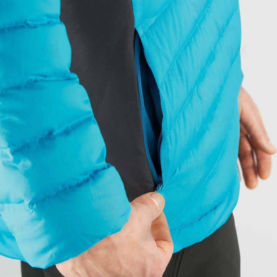 Pánské Softshellová Bunda Salomon Bundy ESSENTIAL XWARM DOWN Blankyt | CZ-M2399