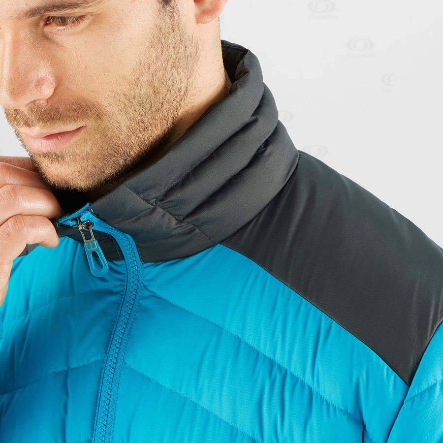 Pánské Softshellová Bunda Salomon Bundy ESSENTIAL XWARM DOWN Blankyt | CZ-M2399