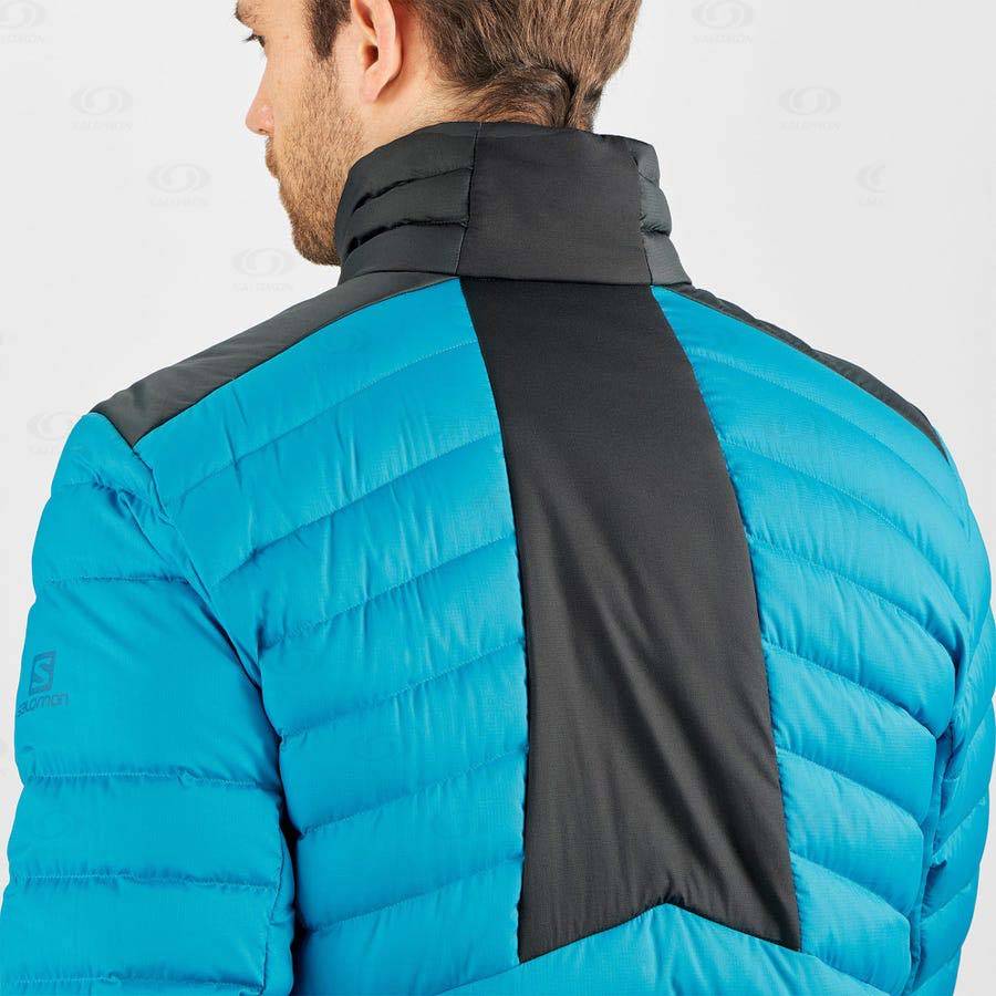 Pánské Softshellová Bunda Salomon Bundy ESSENTIAL XWARM DOWN Blankyt | CZ-M2399