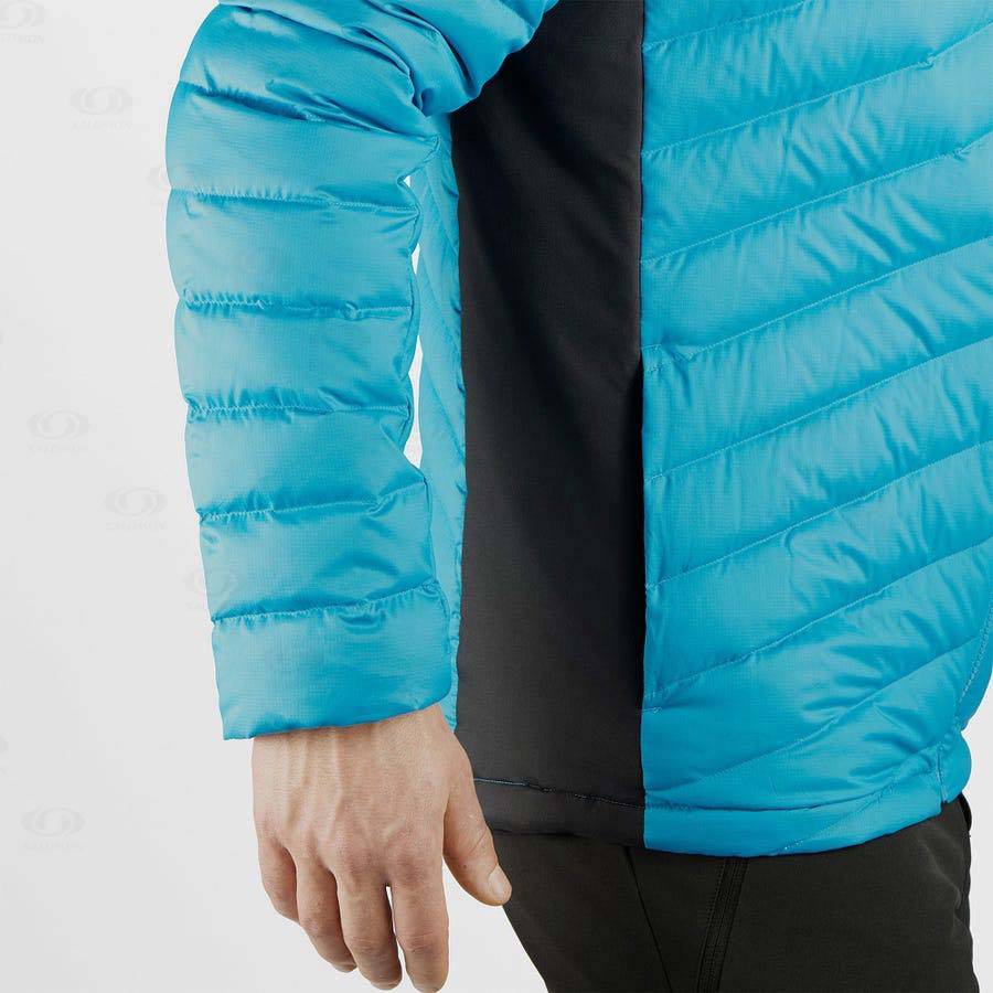 Pánské Softshellová Bunda Salomon Bundy ESSENTIAL XWARM DOWN Blankyt | CZ-M2399