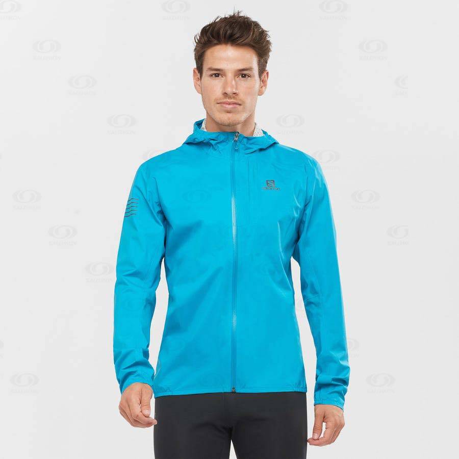 Pánské Softshellová Bunda Salomon Bundy BONATTI 2.5L Blankyt | CZ-N2100