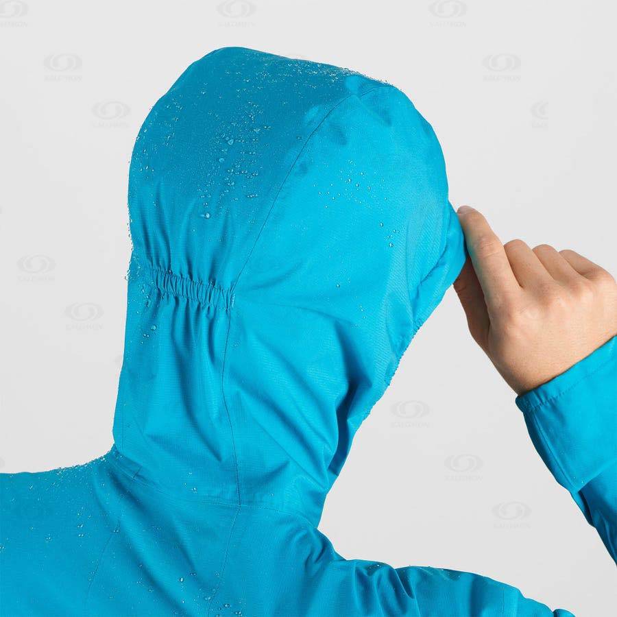 Pánské Softshellová Bunda Salomon Bundy BONATTI 2.5L Blankyt | CZ-N2100