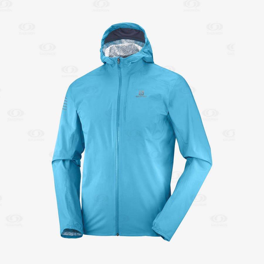 Pánské Softshellová Bunda Salomon Bundy BONATTI 2.5L Blankyt | CZ-N2100