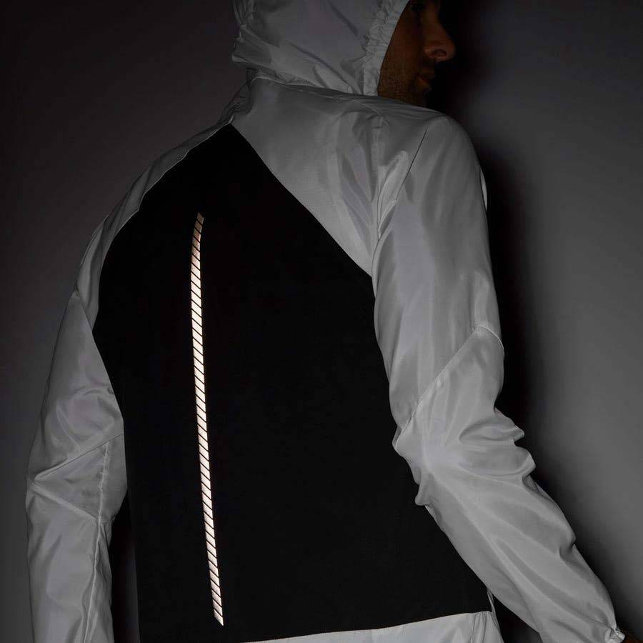 Pánské Softshellová Bunda Salomon Bundy BONATTI CROSS WIND Bílé | CZ-O1238