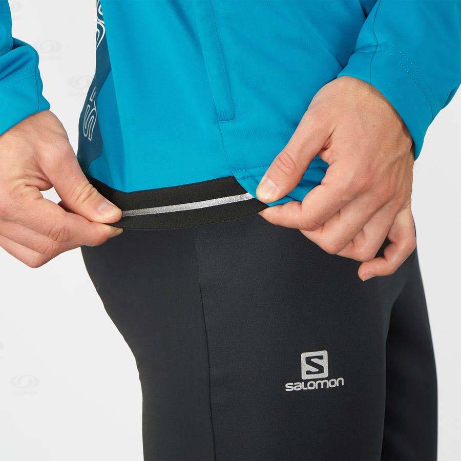 Pánské Softshellová Bunda Salomon Bundy GORE TEX INFINIUM™ WINDSTOPPER® Blankyt | CZ-O1747
