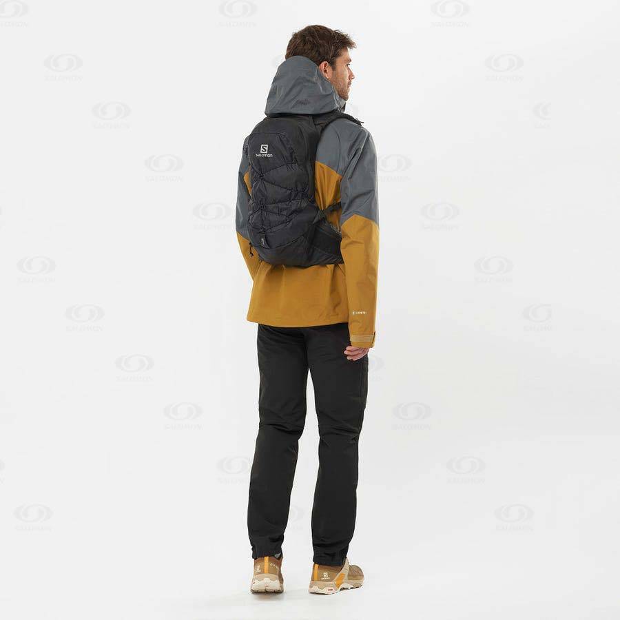 Pánské Softshellová Bunda Salomon Bundy OUTLINE GORE-TEX HYBRID Šedé | CZ-O1973