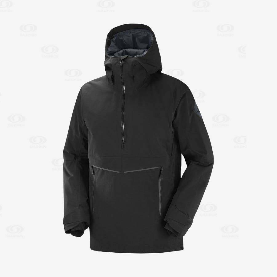 Pánské Softshellová Bunda Salomon Bundy GRAVITY GORE-TEX ANORAK Hnědé | CZ-S1156