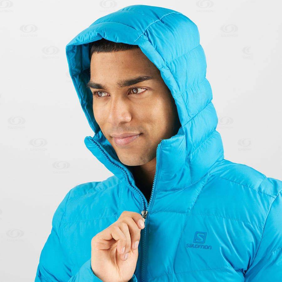 Pánské Softshellová Bunda Salomon Bundy ESSENTIAL XWARM INSULATED Blankyt | CZ-S1303