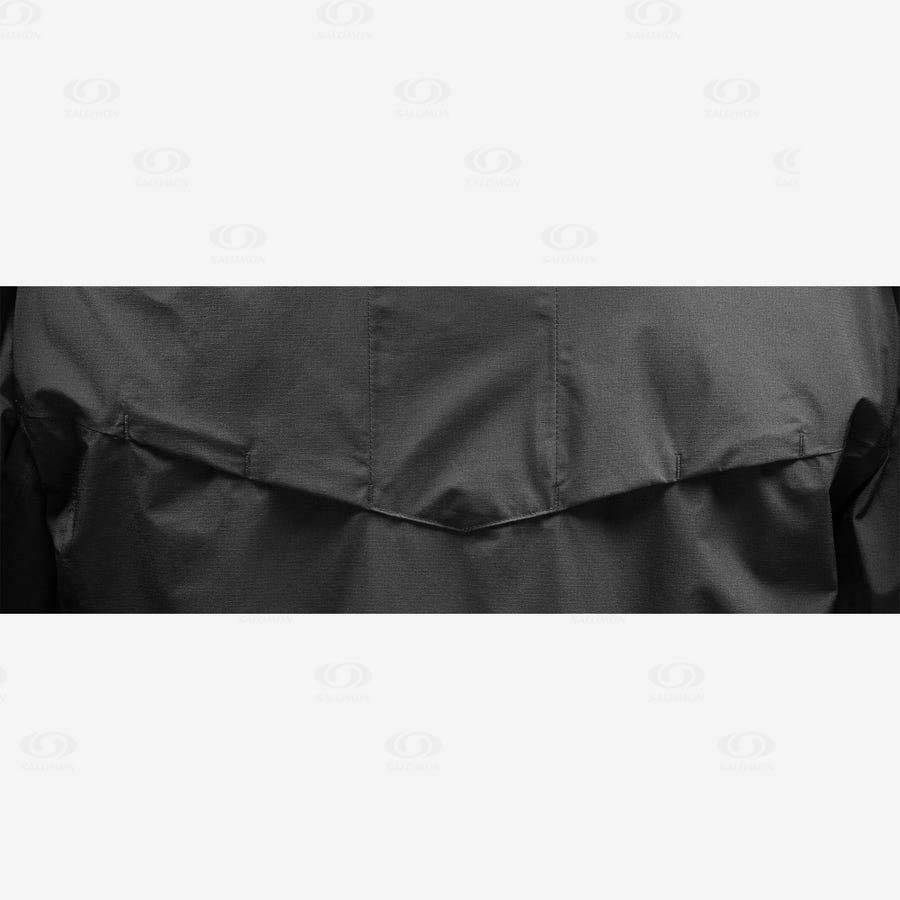 Pánské Softshellová Bunda Salomon Bundy BONATTI 2.5L Černé | CZ-S1569