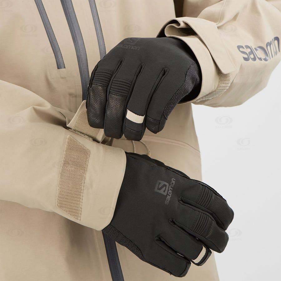 Pánské Softshellová Bunda Salomon Bundy S/LAB QST GORE-TEX PRO 3L Hnědé | CZ-W2720