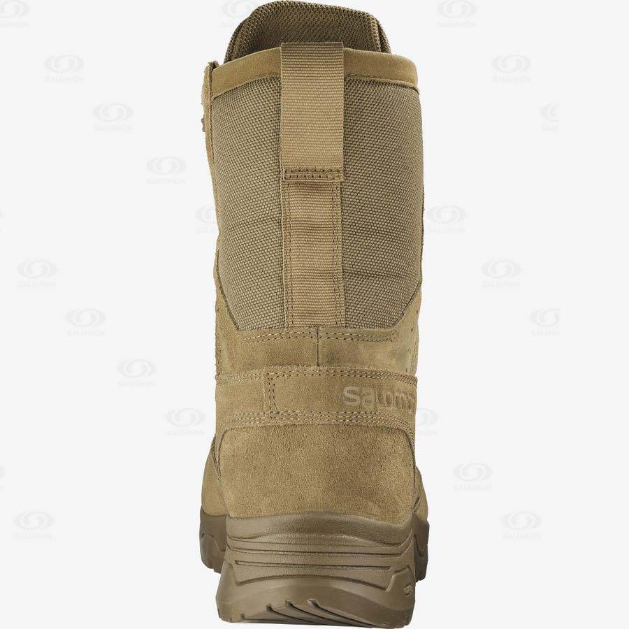 Pánské Taktické Boty Salomon GUARDIAN CLIMASALOMON™ WATERPROOF Hnědé | CZ-L2208