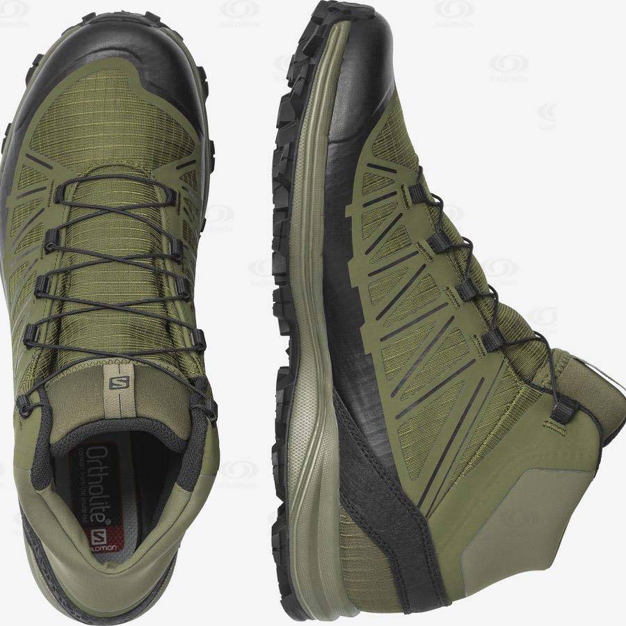Pánské Taktické Boty Salomon SPEED ASSAULT Olivy Zelené | CZ-M1426