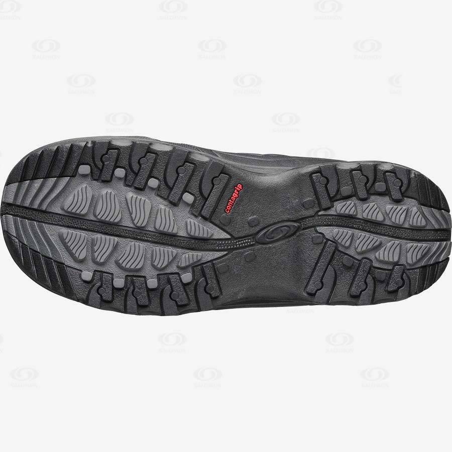 Pánské Taktické Boty Salomon TOUNDRA FORCES CLIMASALOMON™ WATERPROOF Černé | CZ-N2268