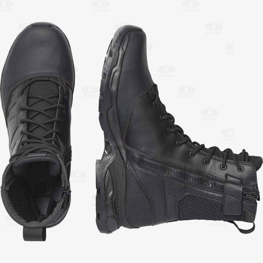 Pánské Taktické Boty Salomon URBAN JUNGLE ULTRA SIDE ZIP Černé | CZ-O1915