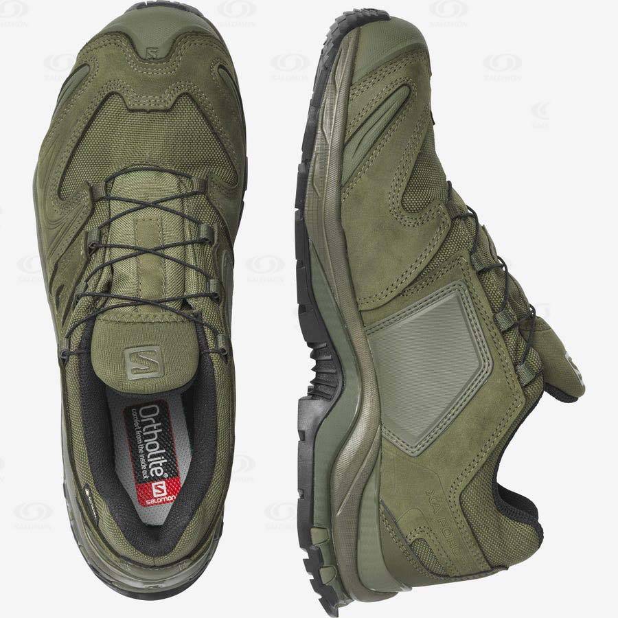 Pánské Taktické Boty Salomon XA FORCES GORE-TEX Zelene | CZ-O2594