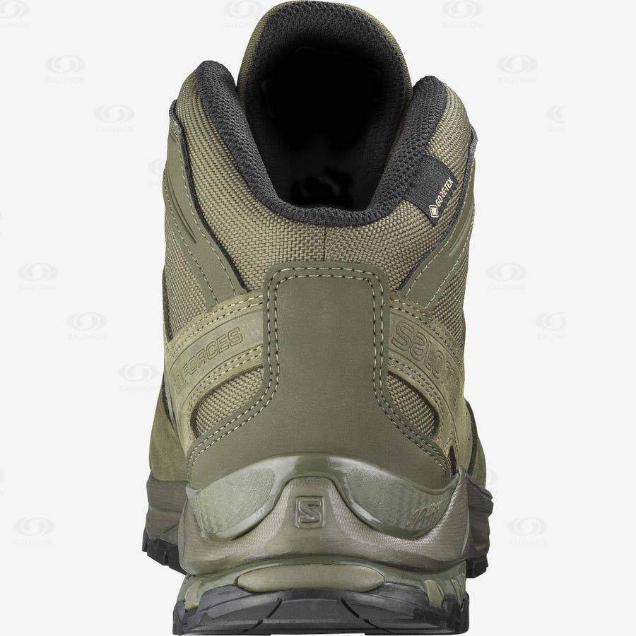 Pánské Taktické Boty Salomon XA FORCES MID GORE-TEX EN Olivy Zelené | CZ-N2282
